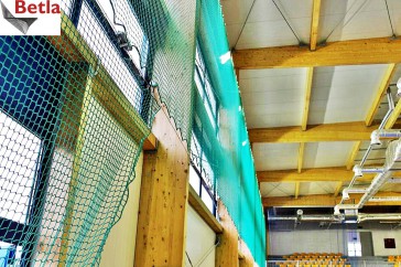  Siatka ochronna na piłkochwyty na hale sportowe 